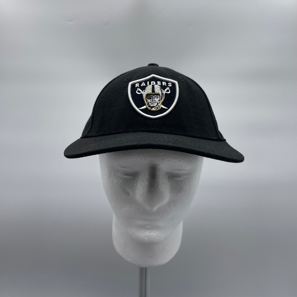 New Era 9FORTY Black NFL Vegas Raiders Hat OSFM Adjustable Strapback Cap RN11493